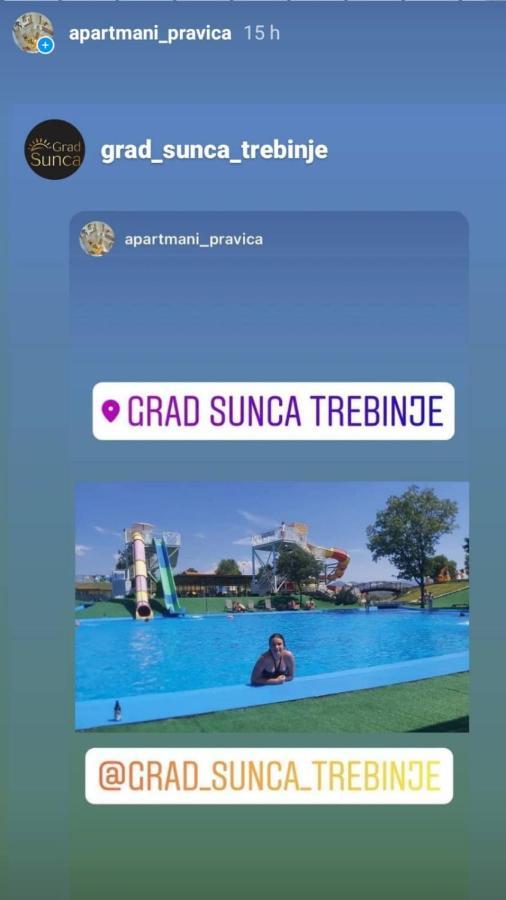 Apartments Pravica เทรบินเย ภายนอก รูปภาพ